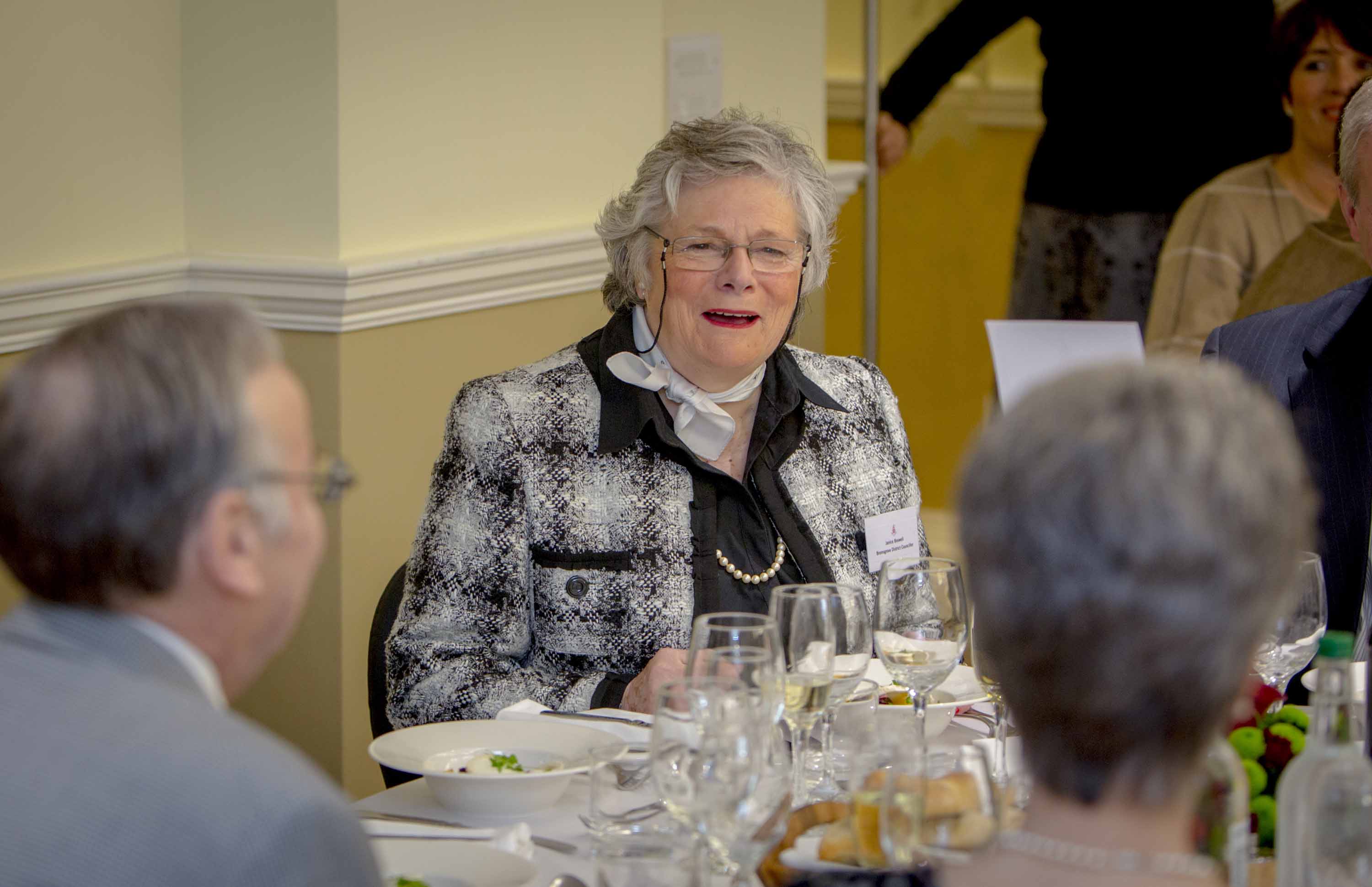 Bromsgrove District Councillor, Janice Boswell - Housman Hall Official Re-Opening, 29th November 2014