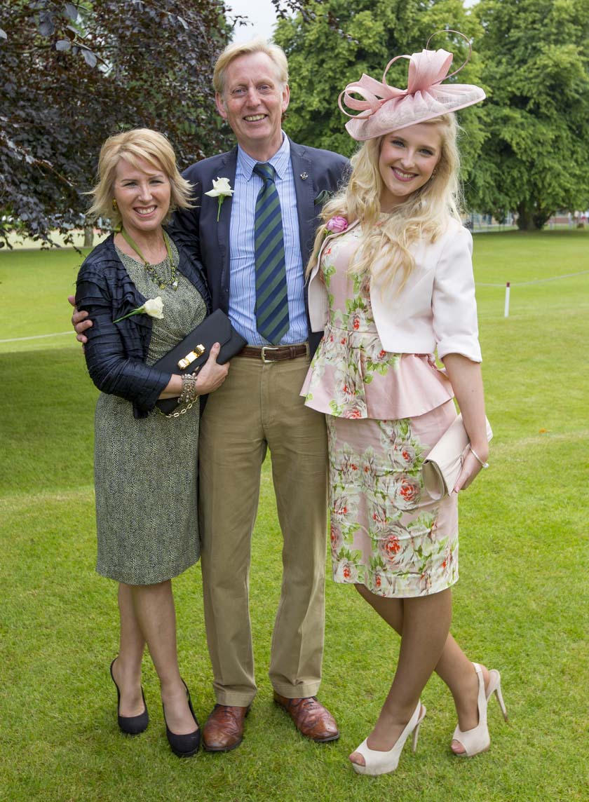 Commemoration Day 2014 - Head Girl Emily Taylor with her parents