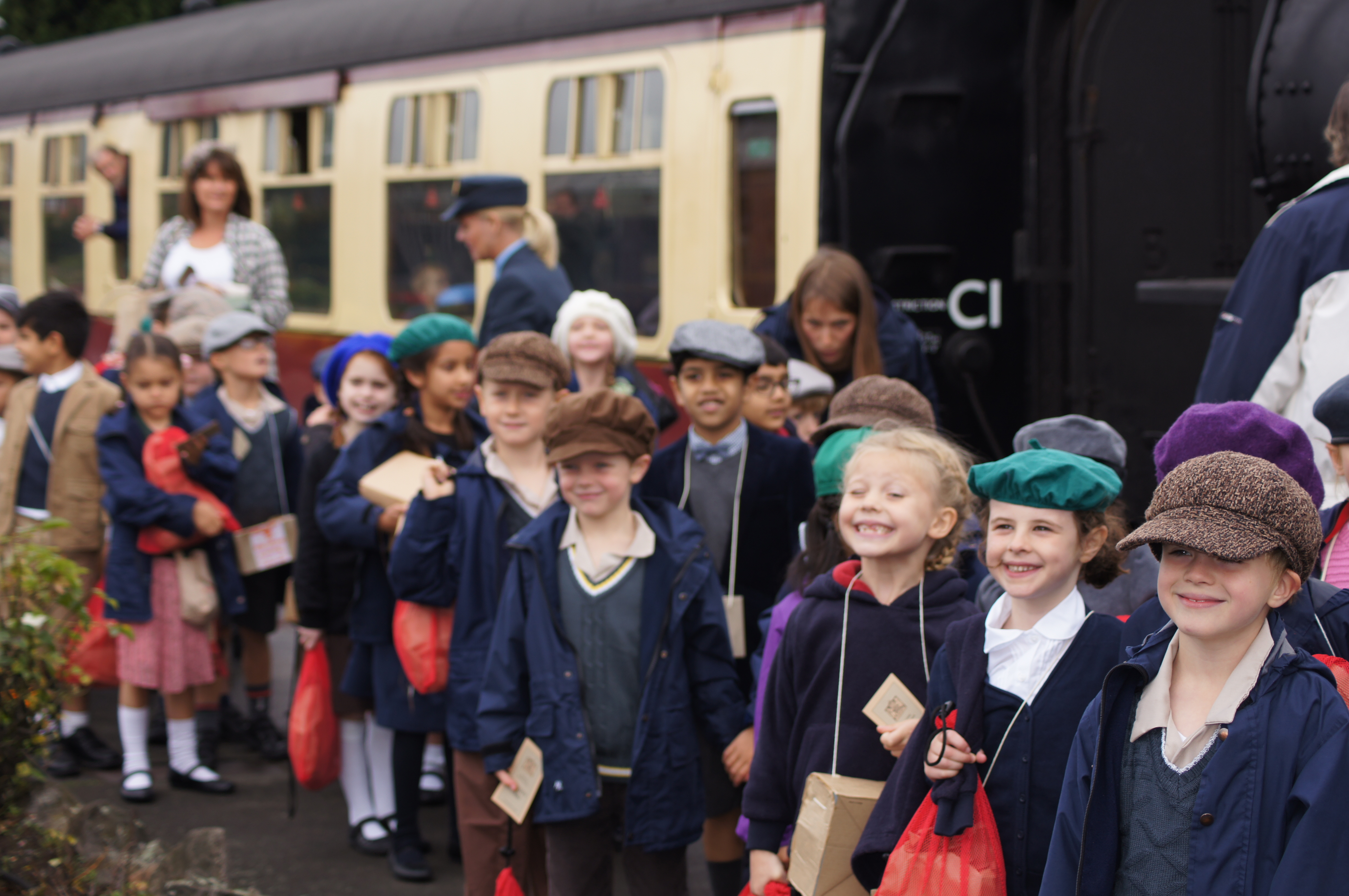 Year 2 - 'We'll Meet Again' WWII topic, Severn Valley Railway - September 2015