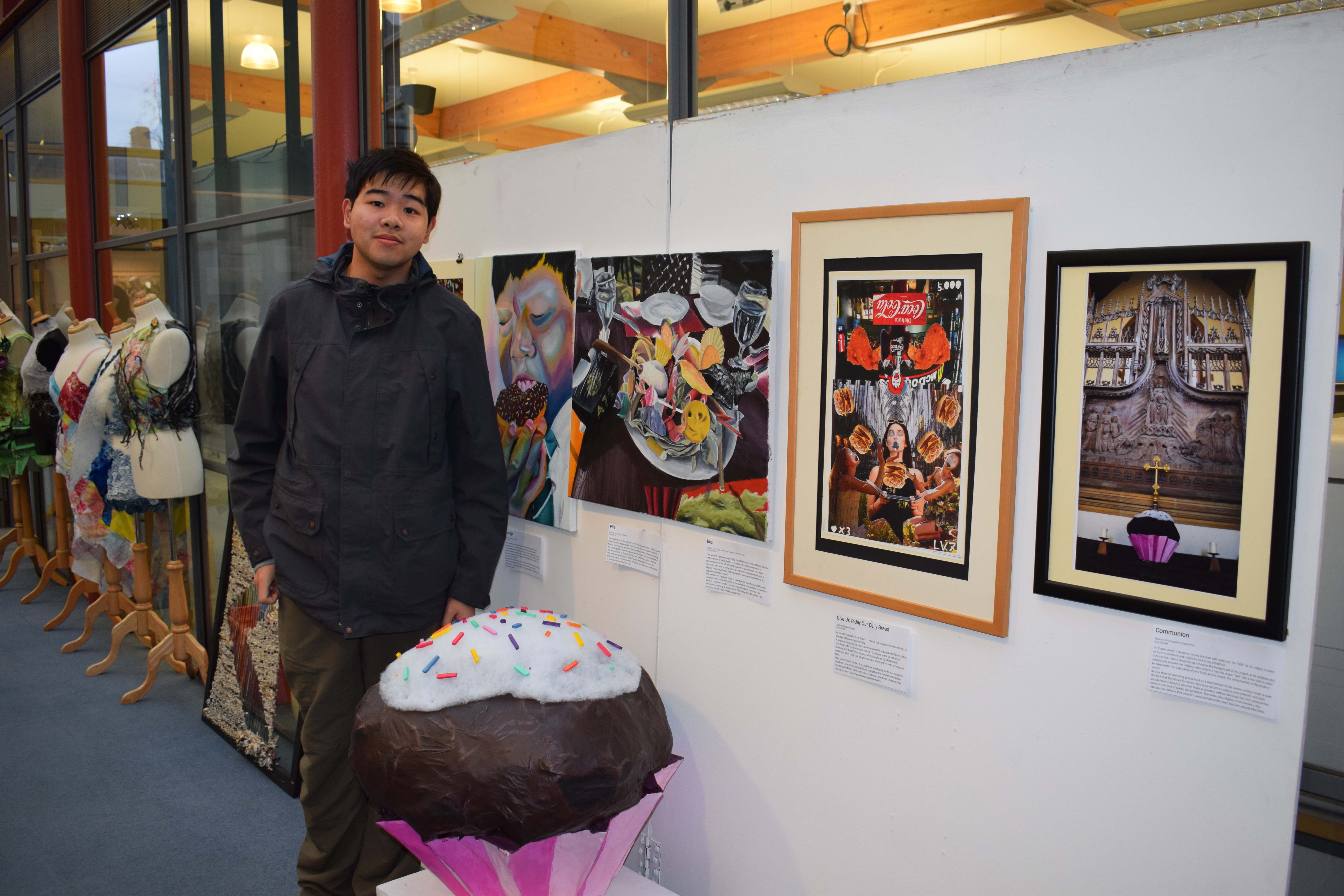 IB Art Exhibition, March 2017 (Hao's work)