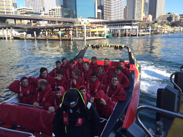 Boat Cruise around Sydney Harbour - Rugby Tour 2015
