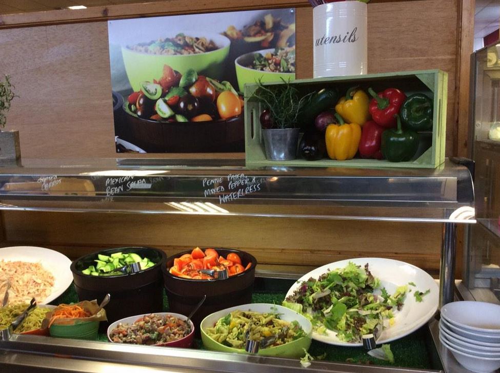 The first lunch service with new catering partners, Holroyd Howe - January 2015