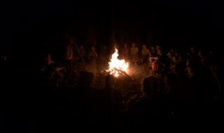 Camp Fire - Biology Tanzania Tour 2015